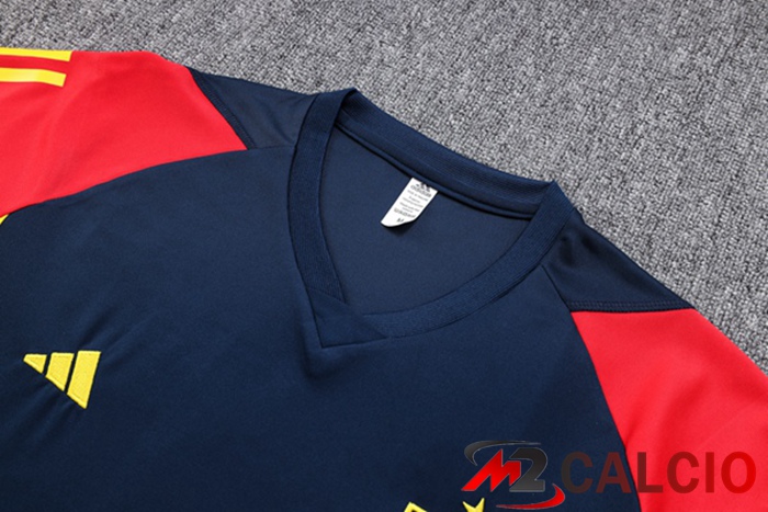 T Shirt Allenamento Spagna + Pantaloni Blu Reale 2023/2024