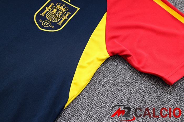 T Shirt Allenamento Spagna + Pantaloni Blu Reale 2023/2024