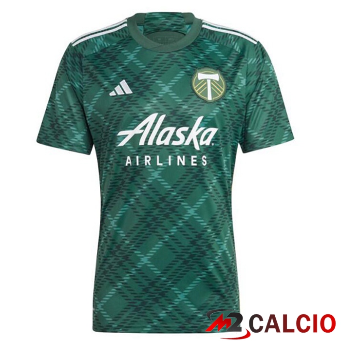 Maglie Calcio Personalizzate,Tute Calcio Squadre,Maglia Nazionale Italiana Calcio | Maglie Calcio Portland Timbers Prima Verde 2023/2024