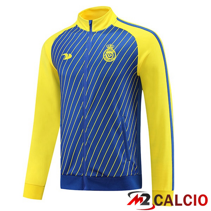 Maglie Calcio Personalizzate,Tute Calcio Squadre,Maglia Nazionale Italiana Calcio | Giacca Calcio Al-Nassr FC Blu 2023/2024
