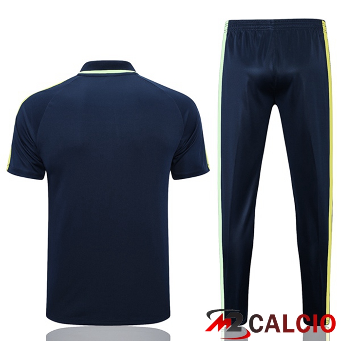Maglia Polo Brasile + Pantaloni Blu Reale 2023/2024