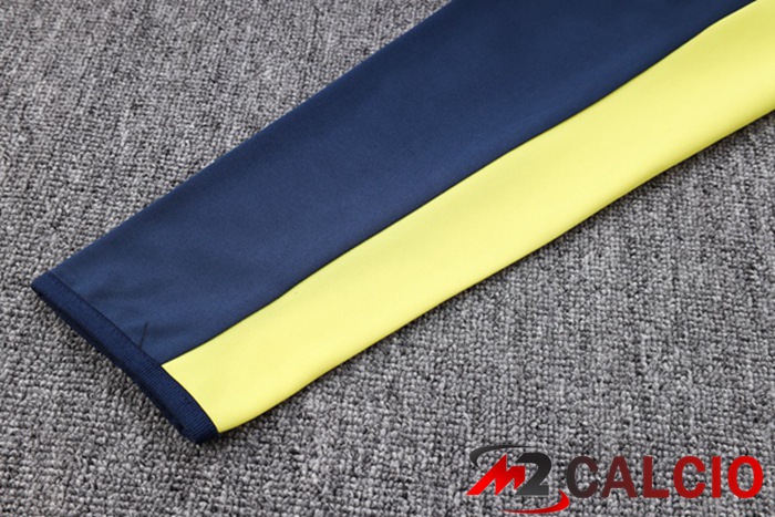 Insieme Giacca Con Cappuccio Tuta Brasile Blu Reale 2023/2024