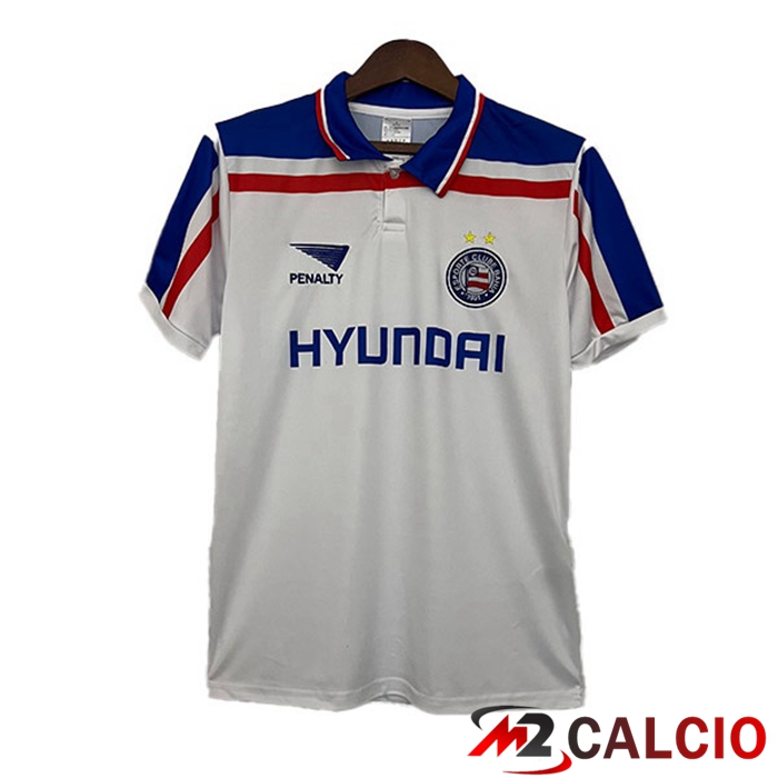 Maglie Calcio Personalizzate,Tute Calcio Squadre,Maglia Nazionale Italiana Calcio | Maglie Calcio EC Bahia Retro Prima Bianco 1998