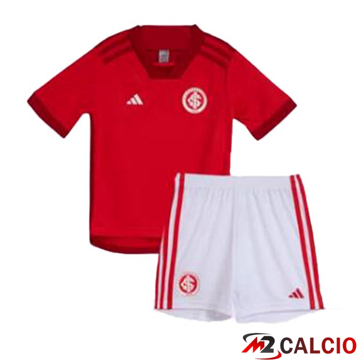 Maglie Calcio Personalizzate,Tute Calcio Squadre,Maglia Nazionale Italiana Calcio | Maglie Calcio SC Internacional Bambino Prima Rosso 2023/2024