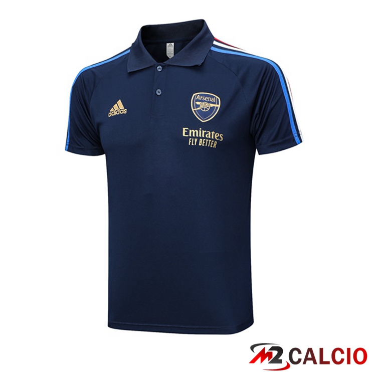 Maglia Polo Arsenal Blu Reale 2023/2024