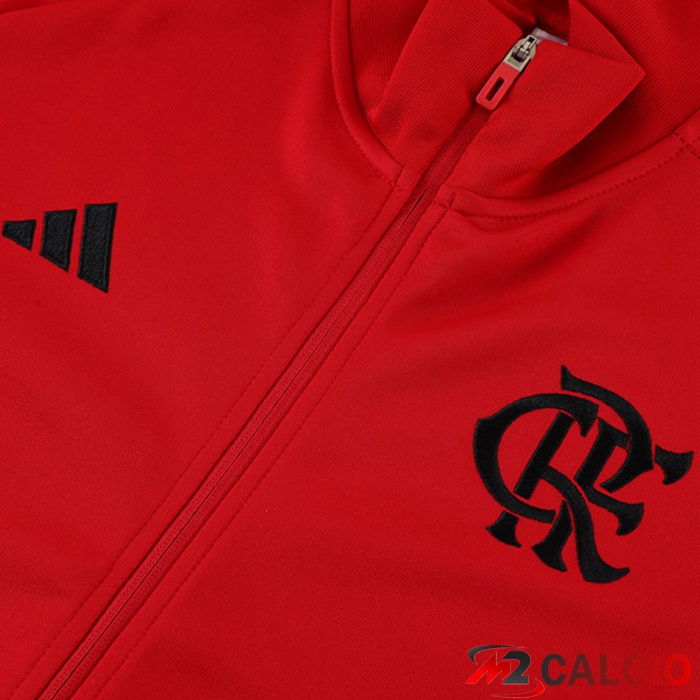 Insieme Tuta Calcio - Giacca Flamengo Rosso 2023/2024