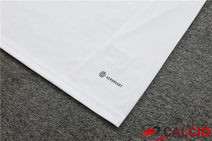 T Shirt Allenamento Italia + Pantaloncini Bianco 2023/2024