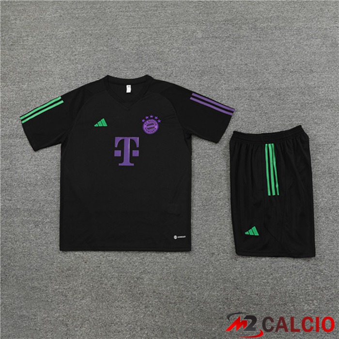T Shirt Allenamento Bayern Monaco + Pantaloncini Nero 2023/2024