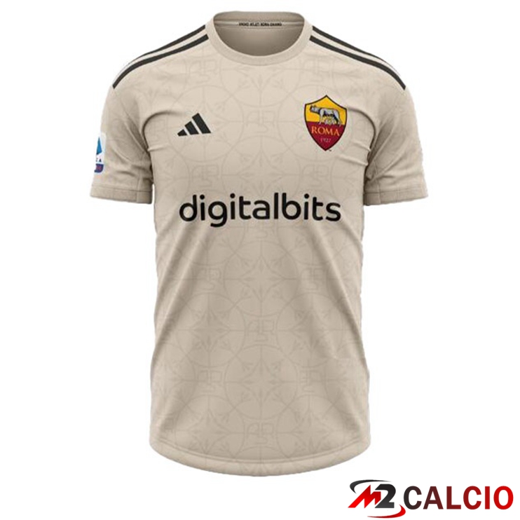 Maglie Calcio AS Roma Seconda Marrone Versione Trapelata 2023/2024