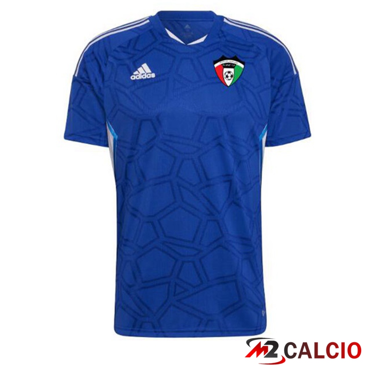 Maglie Calcio Personalizzate,Tute Calcio Squadre,Maglia Nazionale Italiana Calcio | Maglie Calcio Kuwait Prima Blu 2023/2024