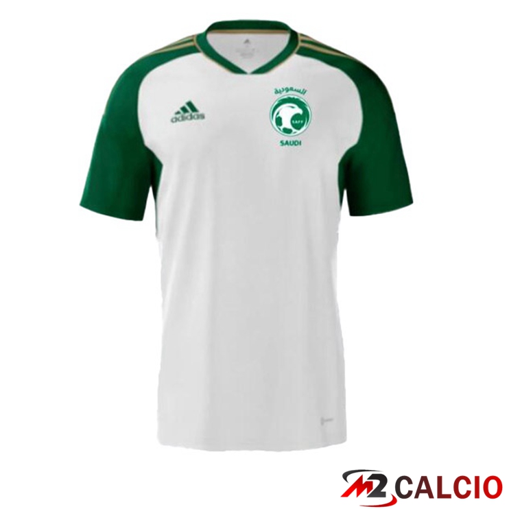 Maglie Calcio Personalizzate,Tute Calcio Squadre,Maglia Nazionale Italiana Calcio | Maglie Calcio Arabia Saudita Seconda Bianco 2023/2024