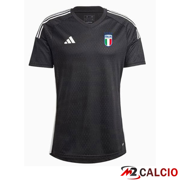 Maglie Calcio Personalizzate,Tute Calcio Squadre,Maglia Nazionale Italiana Calcio | Maglie Calcio Italia Portiere Nero 2023/2024