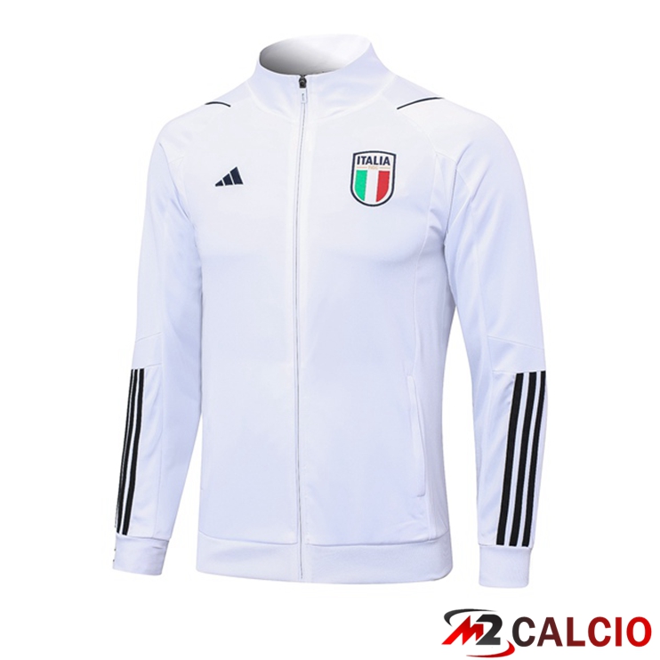 Maglie Calcio Personalizzate,Tute Calcio Squadre,Maglia Nazionale Italiana Calcio | Giacca Calcio Italia Bianco 2023/2024