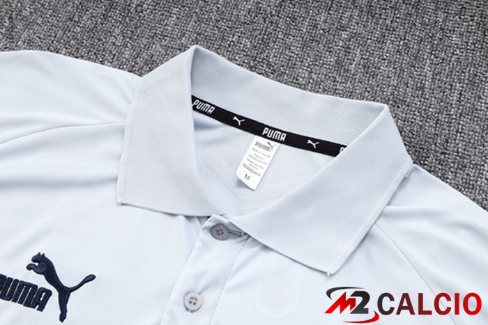 Maglia Polo Manchester City + Pantaloni Bianco 2023/2024