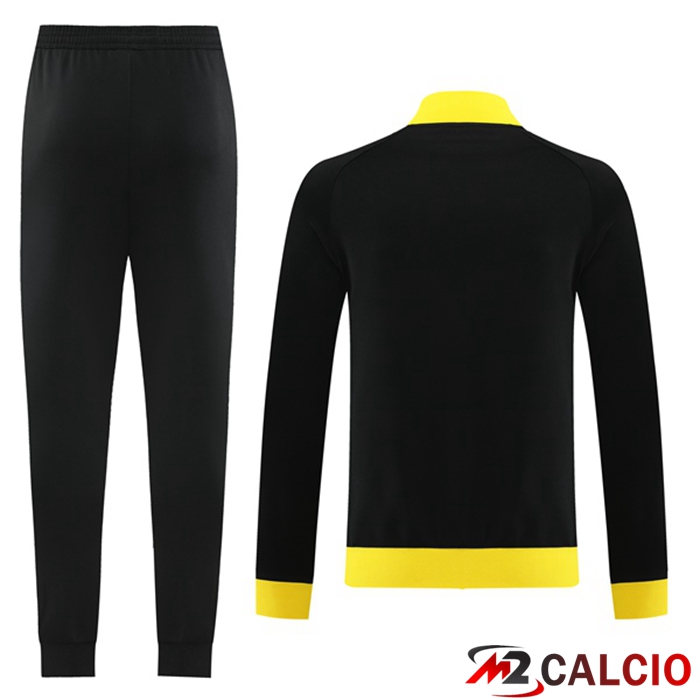 Insieme Tuta Calcio - Giacca Dortmund BVB Nero 2023/2024