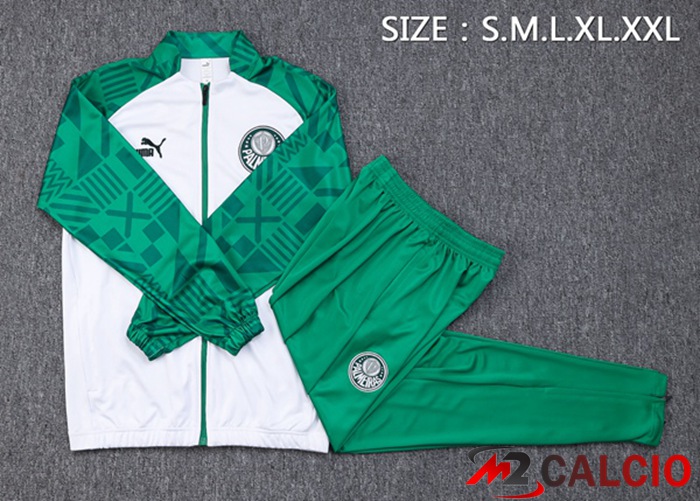 Insieme Tuta Calcio - Giacca Palmeiras Bianco 2023/2024