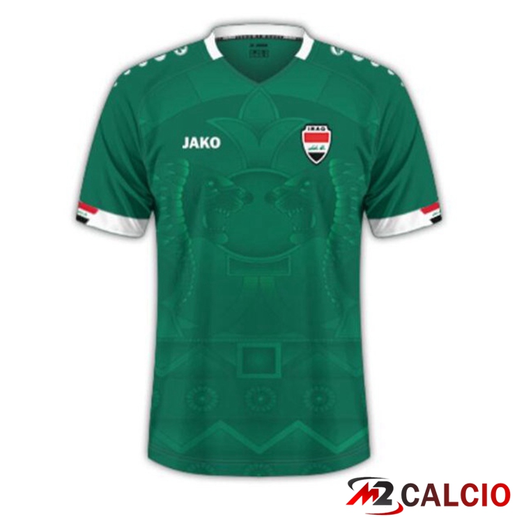 Maglie Calcio Personalizzate,Tute Calcio Squadre,Maglia Nazionale Italiana Calcio | Maglie Calcio Iraq Prima Verde 2023/2024