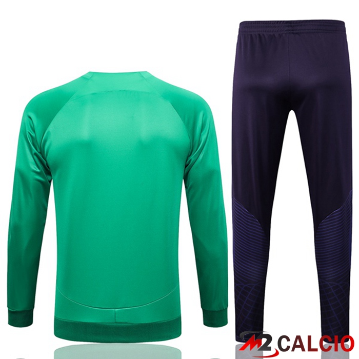 Insieme Tuta Calcio - Giacca Brasile Verde 2023/2024