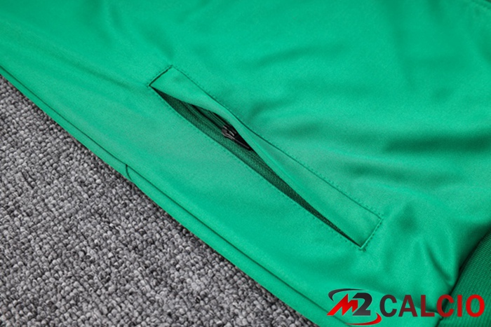 Insieme Tuta Calcio - Giacca Brasile Verde 2023/2024