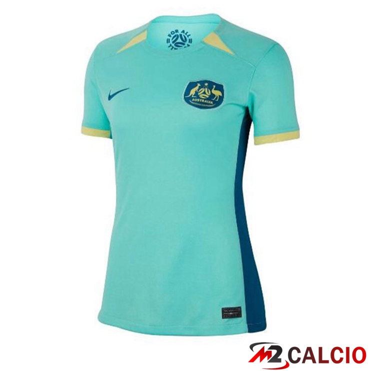 Maglie Calcio Personalizzate,Tute Calcio Squadre,Maglia Nazionale Italiana Calcio | Maglie Calcio Australia Donna Seconda Cyan 2023/2024