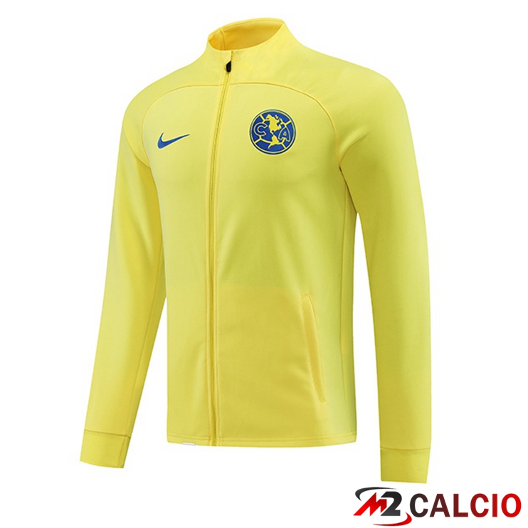 Maglie Calcio Personalizzate,Tute Calcio Squadre,Maglia Nazionale Italiana Calcio | Giacca Calcio Club America Giallo 2023/2024