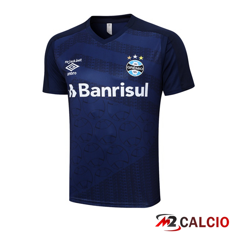 Maglie Calcio Personalizzate,Tute Calcio Squadre,Maglia Nazionale Italiana Calcio | T Shirt Allenamento Gremio Blu Reale 2023/2024