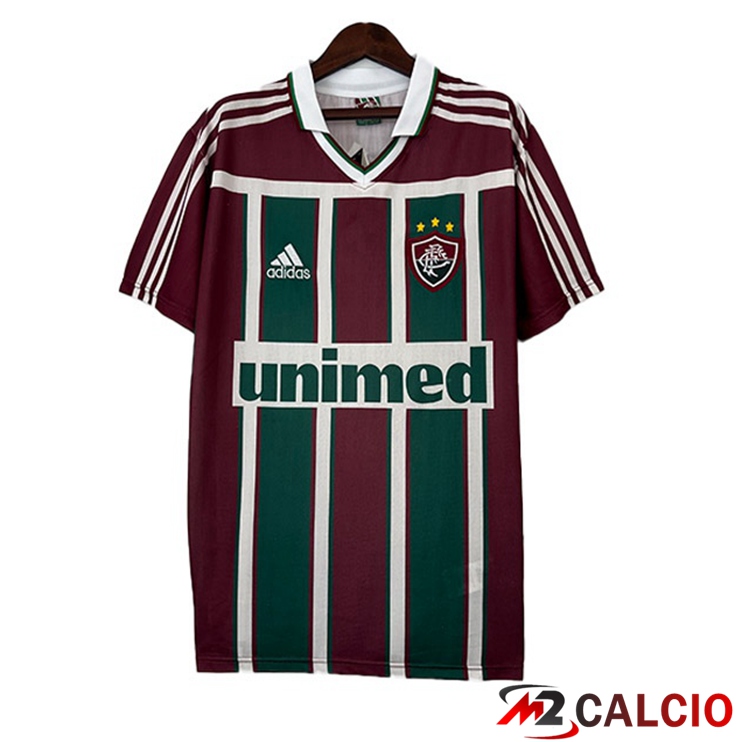Maglie Calcio Personalizzate,Tute Calcio Squadre,Maglia Nazionale Italiana Calcio | Maglie Calcio Fluminense Retro Prima Rosso Verde 2003