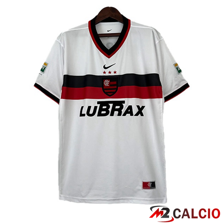 Maglie Calcio Flamengo Retro Seconda Bianco 2001