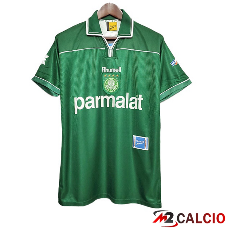Maglie Calcio Personalizzate,Tute Calcio Squadre,Maglia Nazionale Italiana Calcio | Maglie Calcio Palmeiras Retro 100° Anniversario Nero Verde