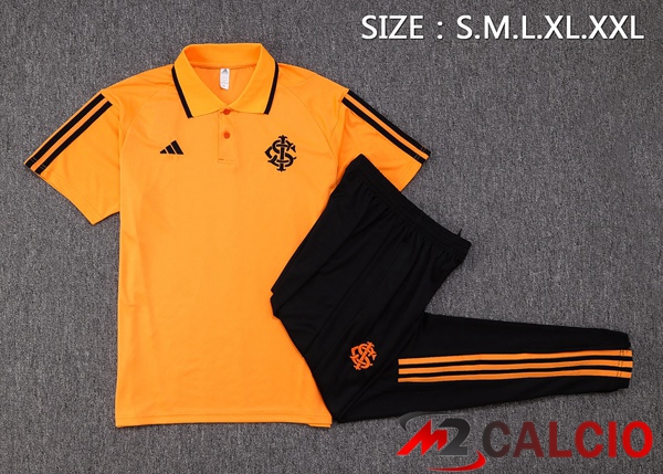 Maglia Polo SC Internacional + Pantaloni Arancia 2023/2024