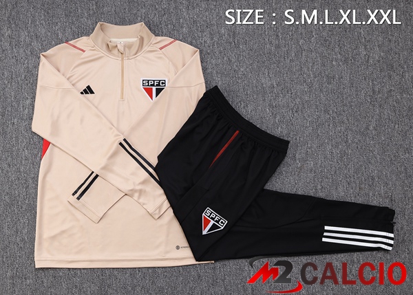 Insieme Tuta Calcio Sao Paulo FC Marrone 2023/2024