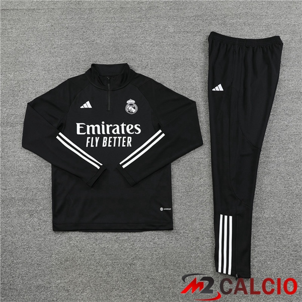Insieme Tuta Calcio Real Madrid Nero 2023/2024
