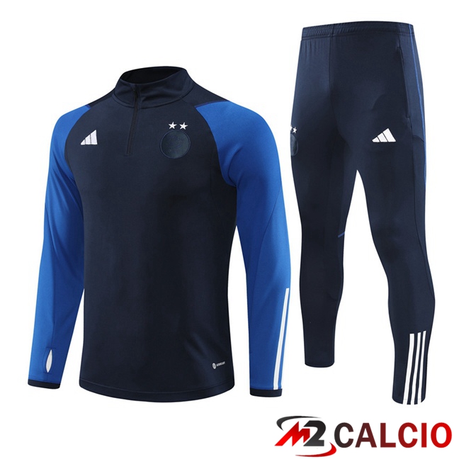 Maglie Calcio Personalizzate,Tute Calcio Squadre,Maglia Nazionale Italiana Calcio | Insieme Tuta Calcio Algeria Blu Reale 2023/2024