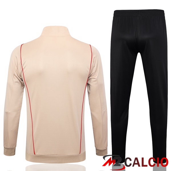 Insieme Tuta Calcio - Giacca Sao Paulo FC Marrone 2023/2024