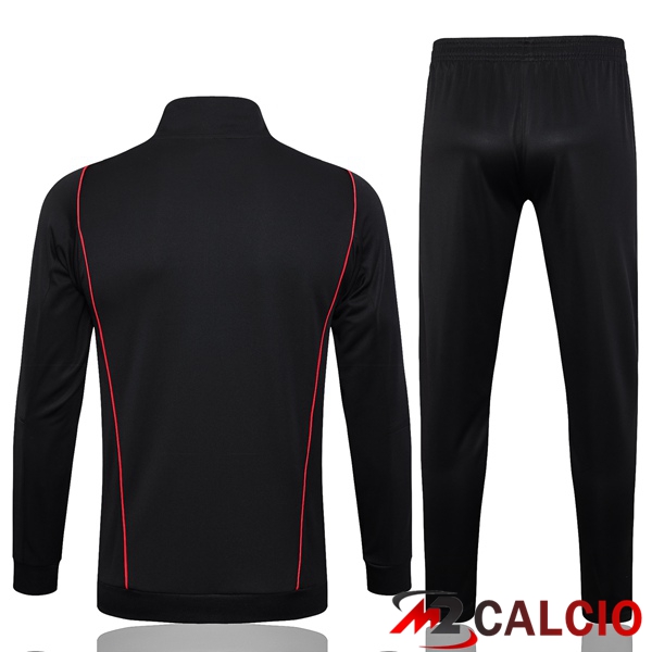 Insieme Tuta Calcio - Giacca Sao Paulo FC Nero 2023/2024