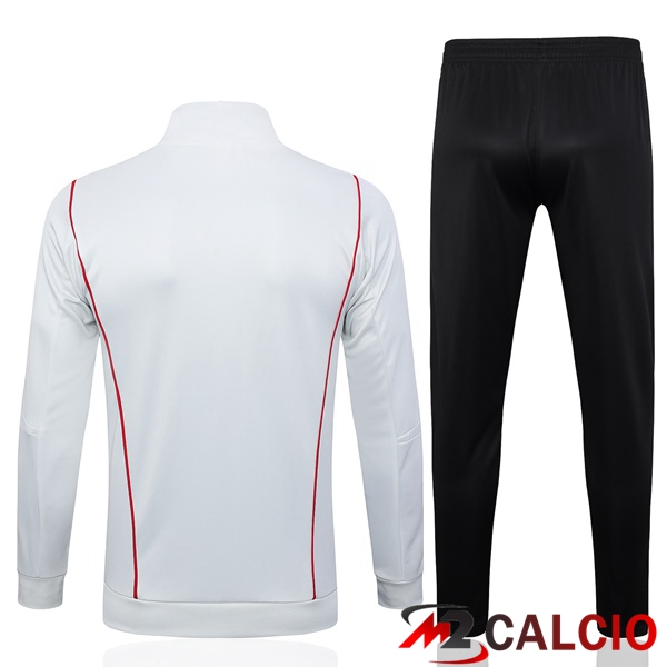 Insieme Tuta Calcio - Giacca Sao Paulo FC Bianco 2023/2024