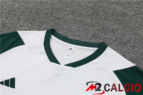 T Shirt Allenamento Messico + Pantaloncini Bianco 2023/2024