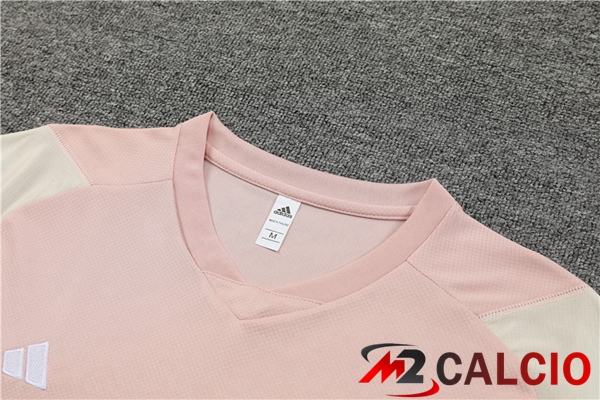 T Shirt Allenamento Lyon OL + Pantaloncini Rosa 2023/2024