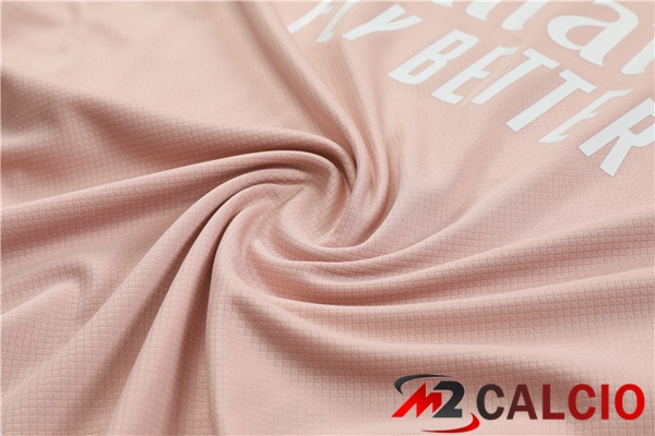 T Shirt Allenamento Lyon OL + Pantaloncini Rosa 2023/2024