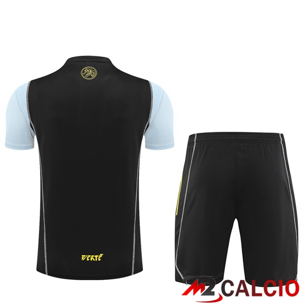 T Shirt Allenamento Algeria + Pantaloncini Nero 2023/2024