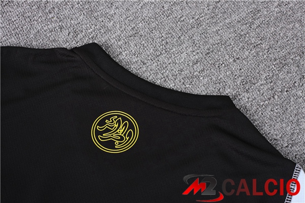 T Shirt Allenamento Algeria + Pantaloncini Nero 2023/2024