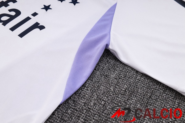 T Shirt Allenamento Cruzeiro EC + Pantaloncini Bianco 2023/2024