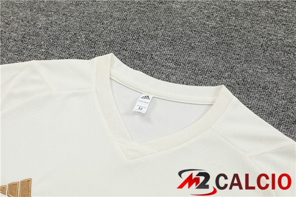 T Shirt Allenamento Germania + Pantaloncini Bianco 2023/2024