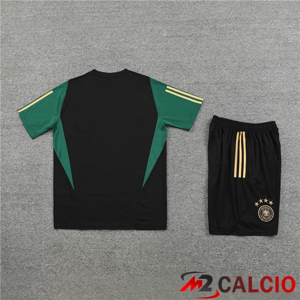 T Shirt Allenamento Germania + Pantaloncini Nero 2023/2024