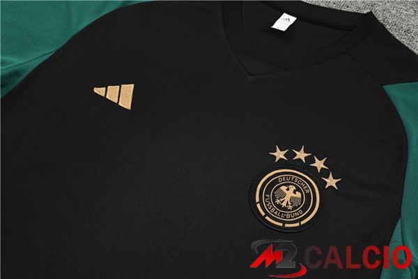 T Shirt Allenamento Germania + Pantaloncini Nero 2023/2024