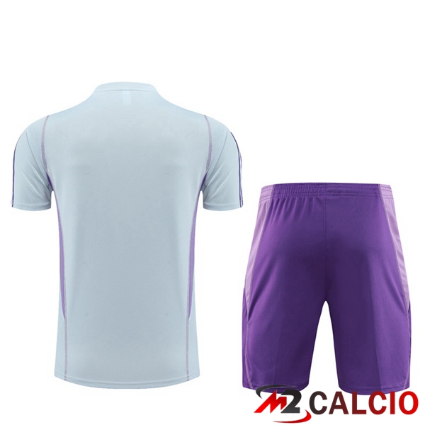 T Shirt Allenamento Cruzeiro EC + Pantaloncini Grigio 2023/2024