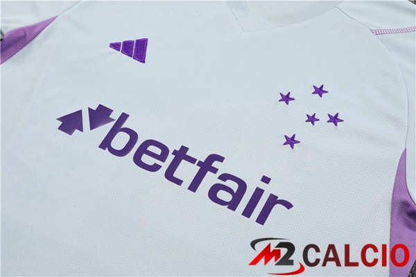 T Shirt Allenamento Cruzeiro EC + Pantaloncini Grigio 2023/2024