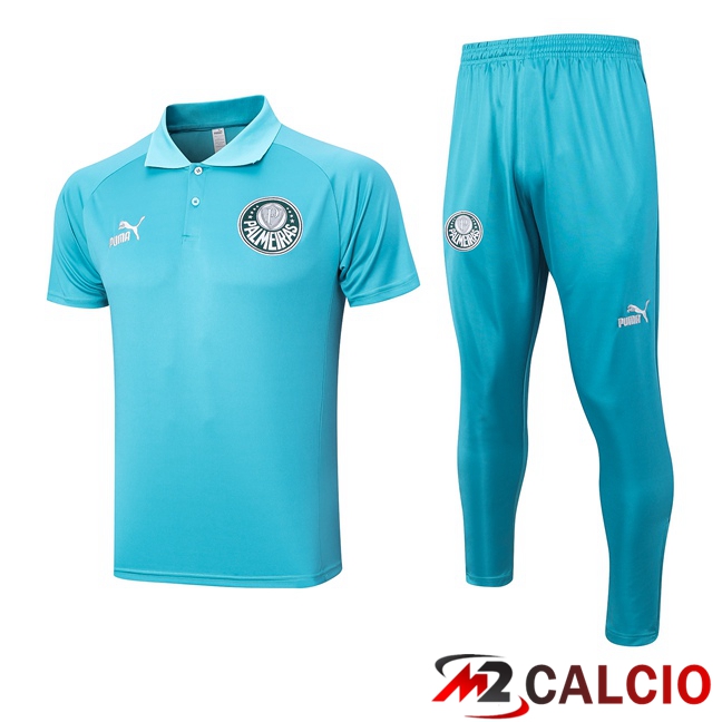 Maglie Calcio Personalizzate,Tute Calcio Squadre,Maglia Nazionale Italiana Calcio | Maglia Polo Palmeiras + Pantaloni Verde 2023/2024