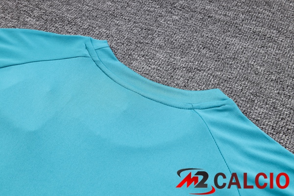 T Shirt Allenamento Palmeiras + Pantaloncini Cyan 2023/2024