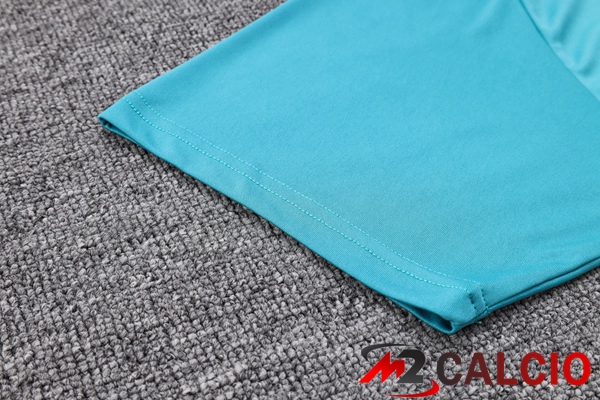 T Shirt Allenamento Palmeiras + Pantaloncini Cyan 2023/2024